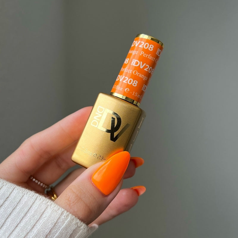 DIVA208 - Perfect Orange DIVA - GEL POLISH & MATCHING LACQUER