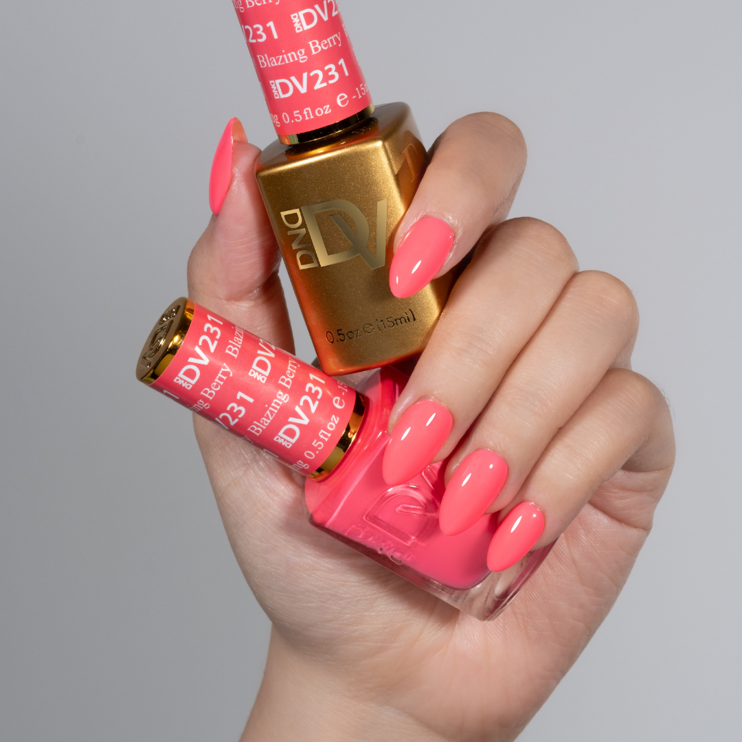 DIVA231 - Blazing Berry DIVA - GEL POLISH & MATCHING LACQUER