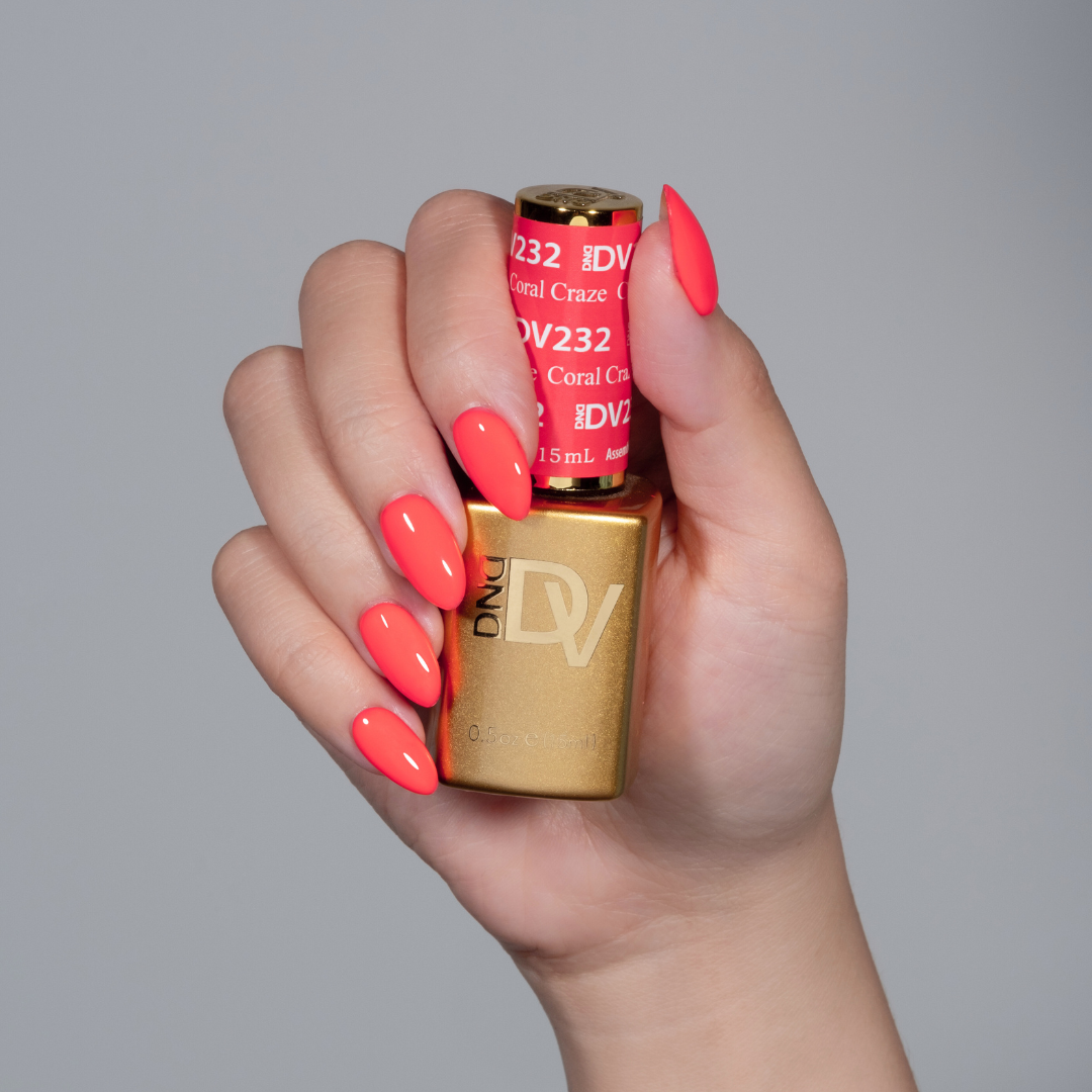 DIVA232 - Coral Craze DIVA - GEL POLISH & MATCHING LACQUER
