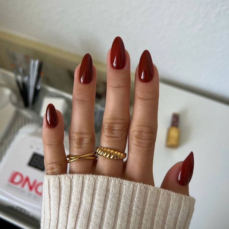 DIVA251 - Chocolate Red DIVA - GEL POLISH & MATCHING LACQUER
