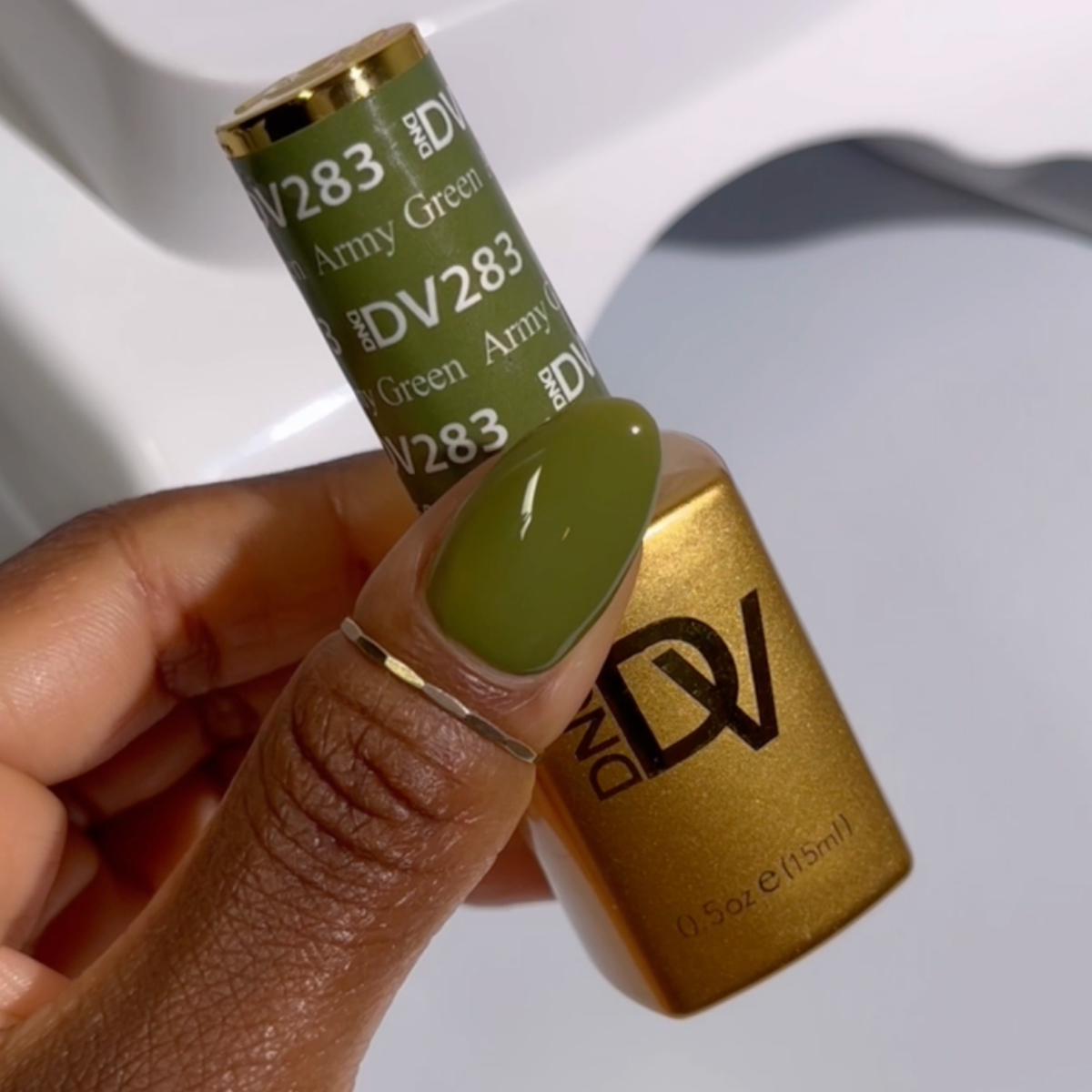 DIVA283 - Army Green DIVA - GEL POLISH & MATCHING LACQUER