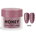 Honey Frosted Acrylic & Dip Powder H112