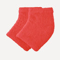 Voesh - Moisturizing Heel Socks - Red - VFS003RED