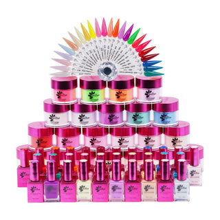 NITRO Lush Collection 4-in-1 Acrylic/Dipping Powder, Gel, & Lacquer (24 Colors)