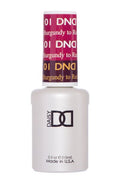DND01 - DND Mood Change - Burgundy To Red Wine - DND Matching Gel & Nail Polish