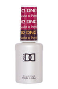 DND02 - DND Mood Change - Scarlet To Purple Red - DND Matching Gel & Nail Polish