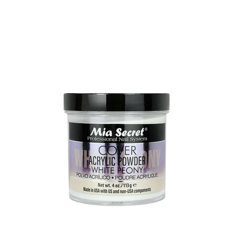 Mia Secret - Cover White Peony Acrylic Powder For Nails 4 Oz