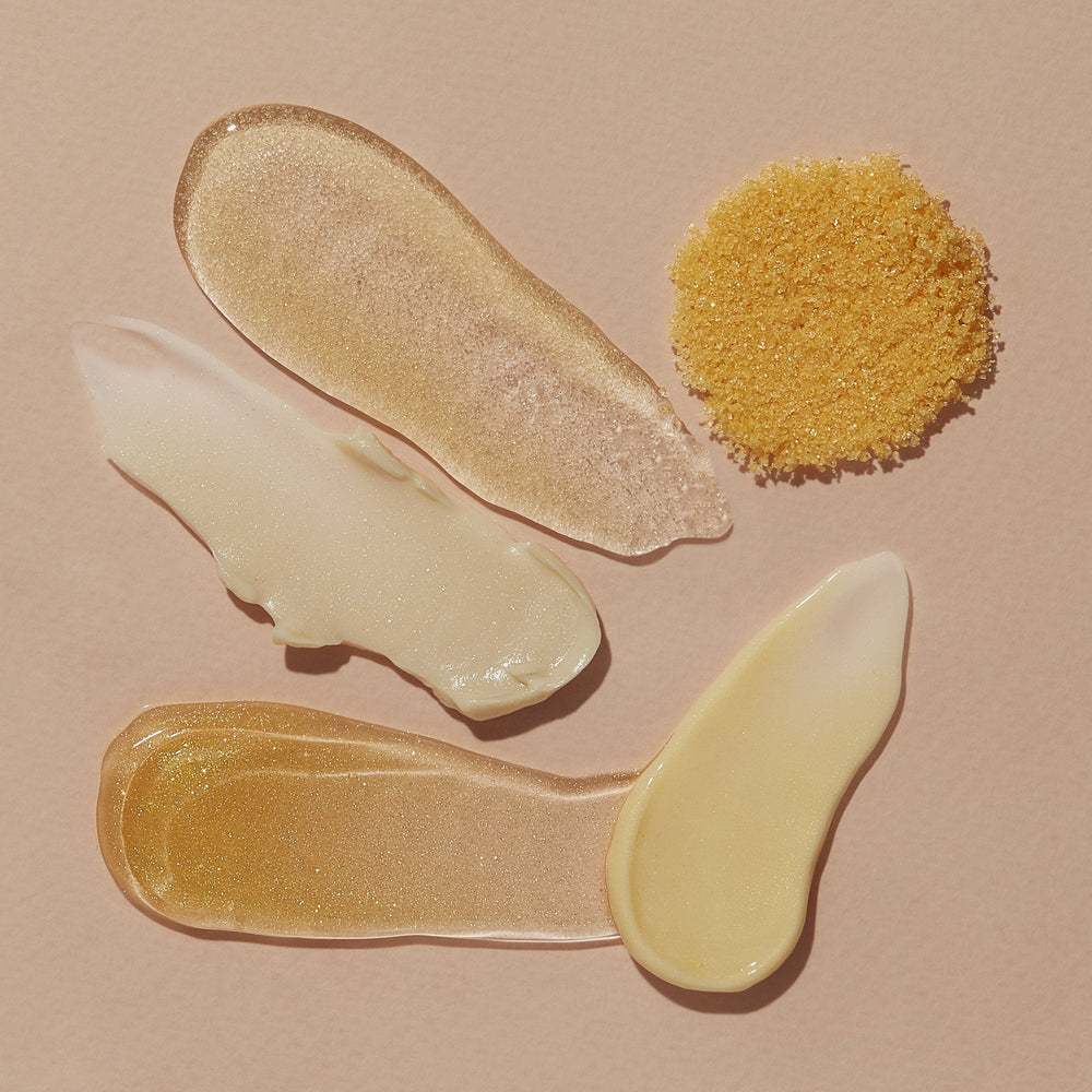 Voesh - Pedi in a Box Glimmer 5 Step - Golden Vanilla - VPC507GLD