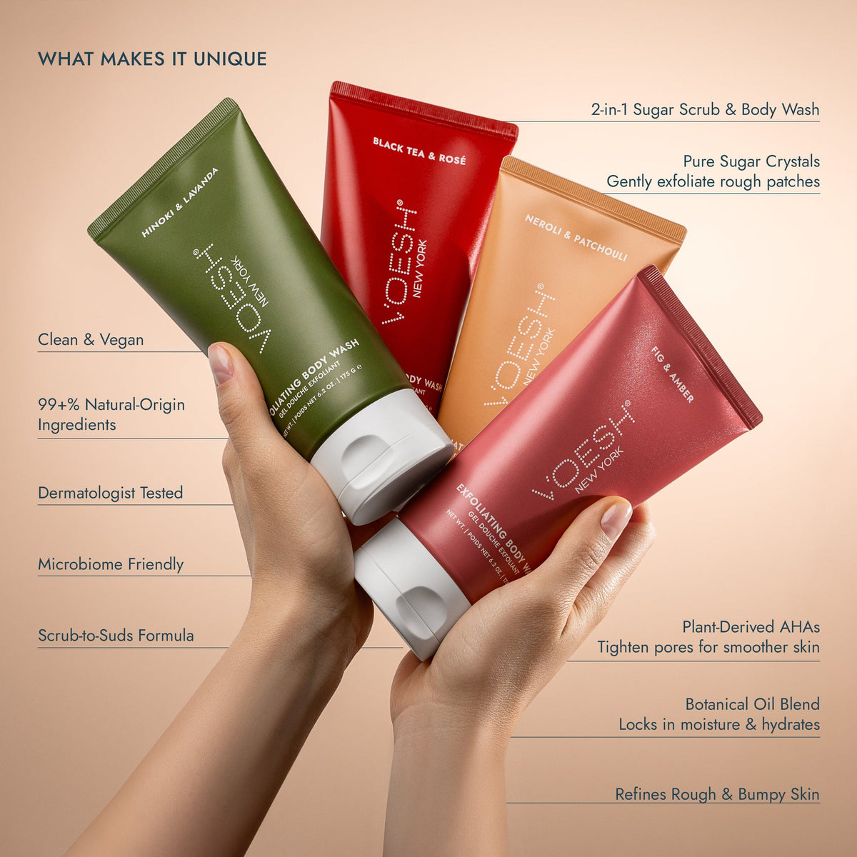 Voesh - Complete Body Care Set - Blossom Bliss (Filter + Scrub + Loofah) - VBC337BSM