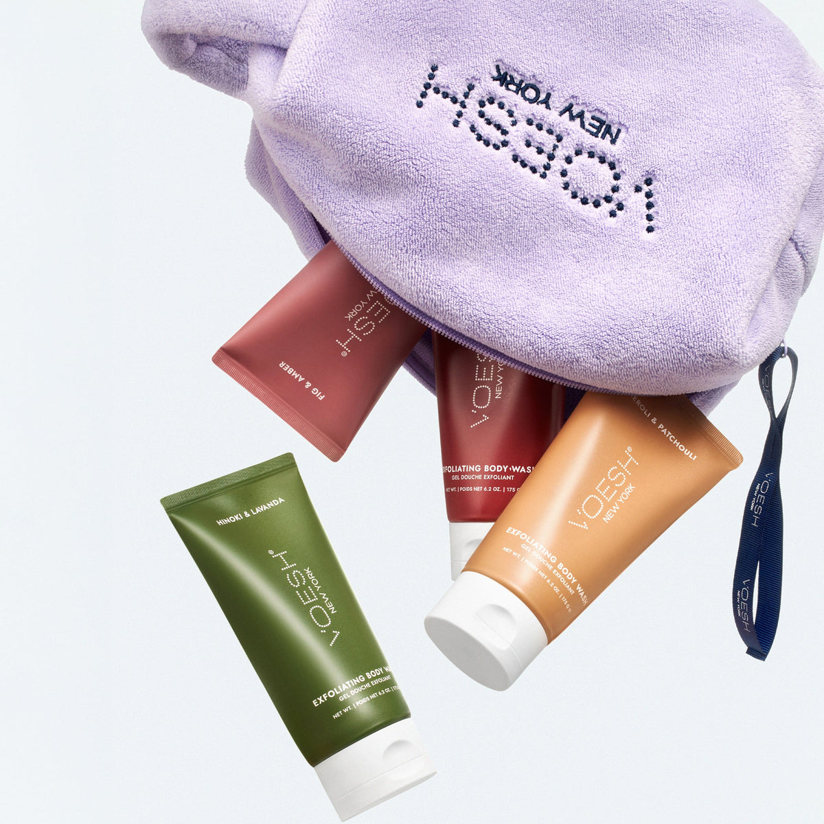 Voesh - Complete Body Care Set - Blossom Bliss (Filter + Scrub + Loofah) - VBC337BSM