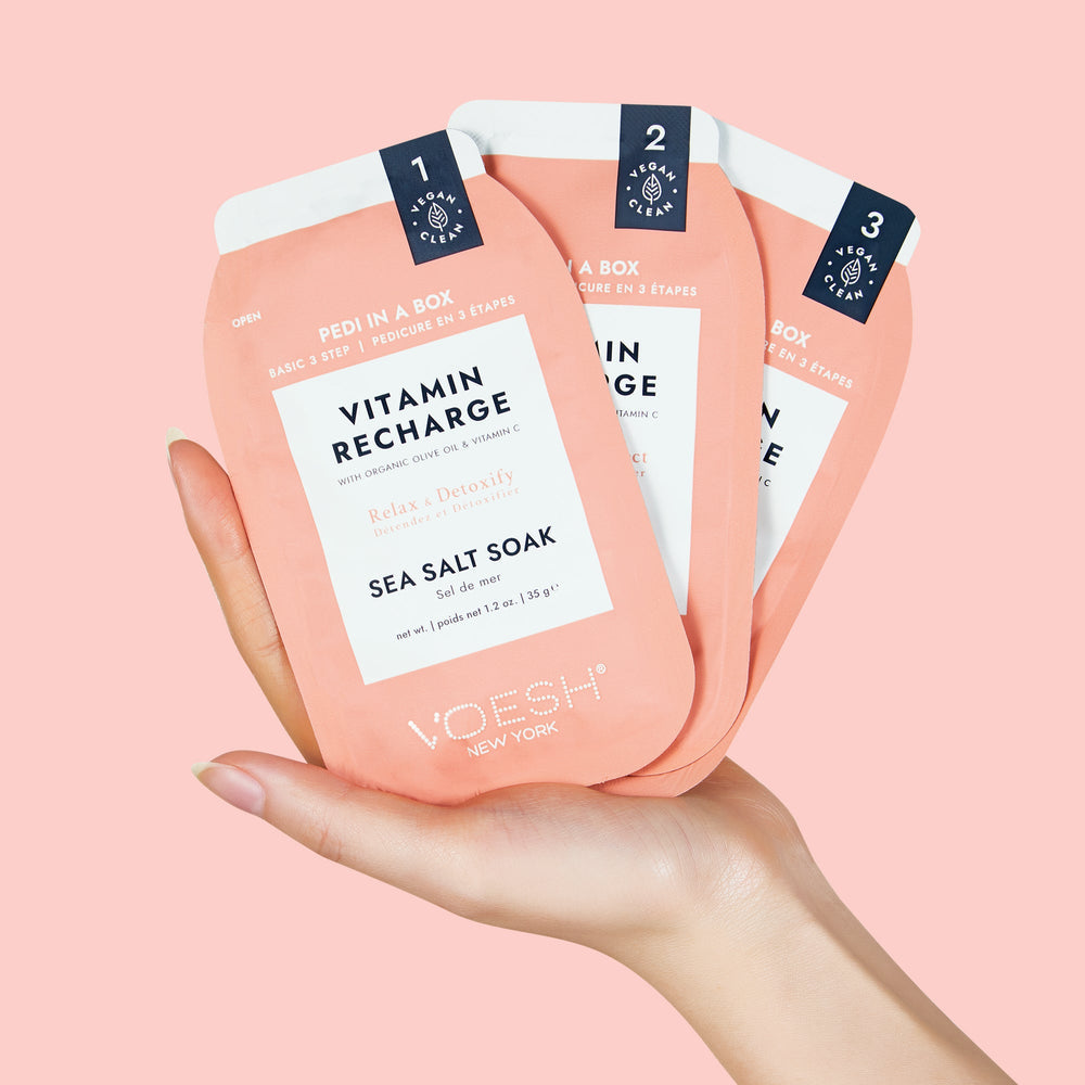 Voesh - Pedi in a Box Basic 3 Step - Vitamin Recharge - VPC118PGF