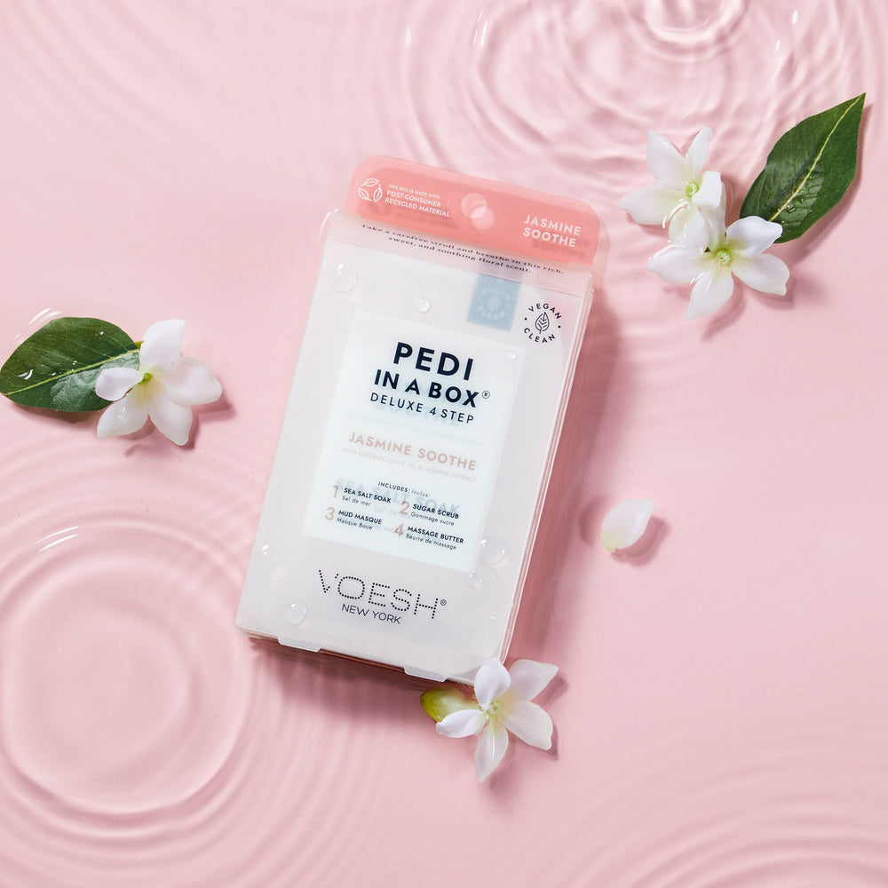 Voesh - Pedi in a Box Deluxe 4 Step - Jasmine Soothe - VPC208JSM