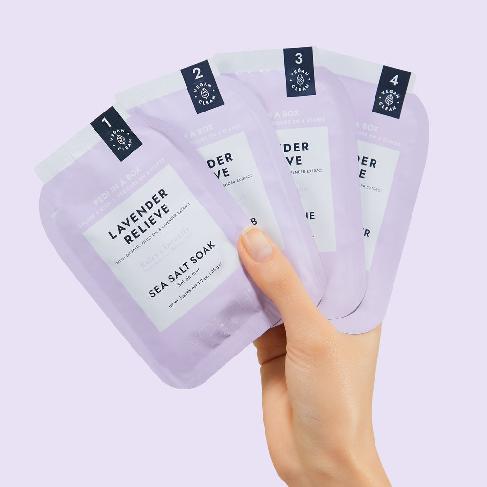 Voesh - Pedi in a Box Deluxe 4 Step - Lavender Relieve - VPC208LVR