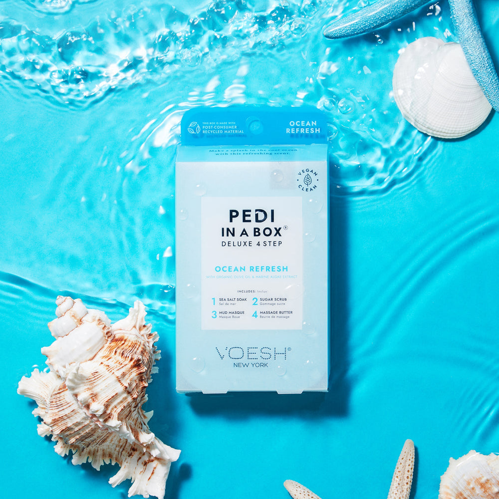 Voesh - Pedi in a Box Deluxe 4 Step - Ocean Refresh - VPC208MRN