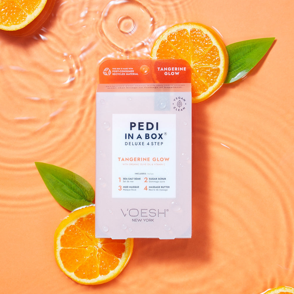 Voesh - Pedi in a Box Deluxe 4 Step - Tangerine Glow - VPC208TGN