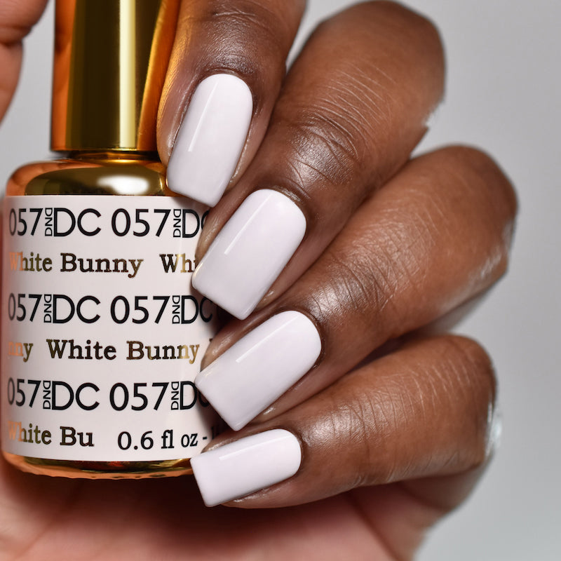 DC057 - White Bunny - GEL POLISH & MATCHING LACQUER