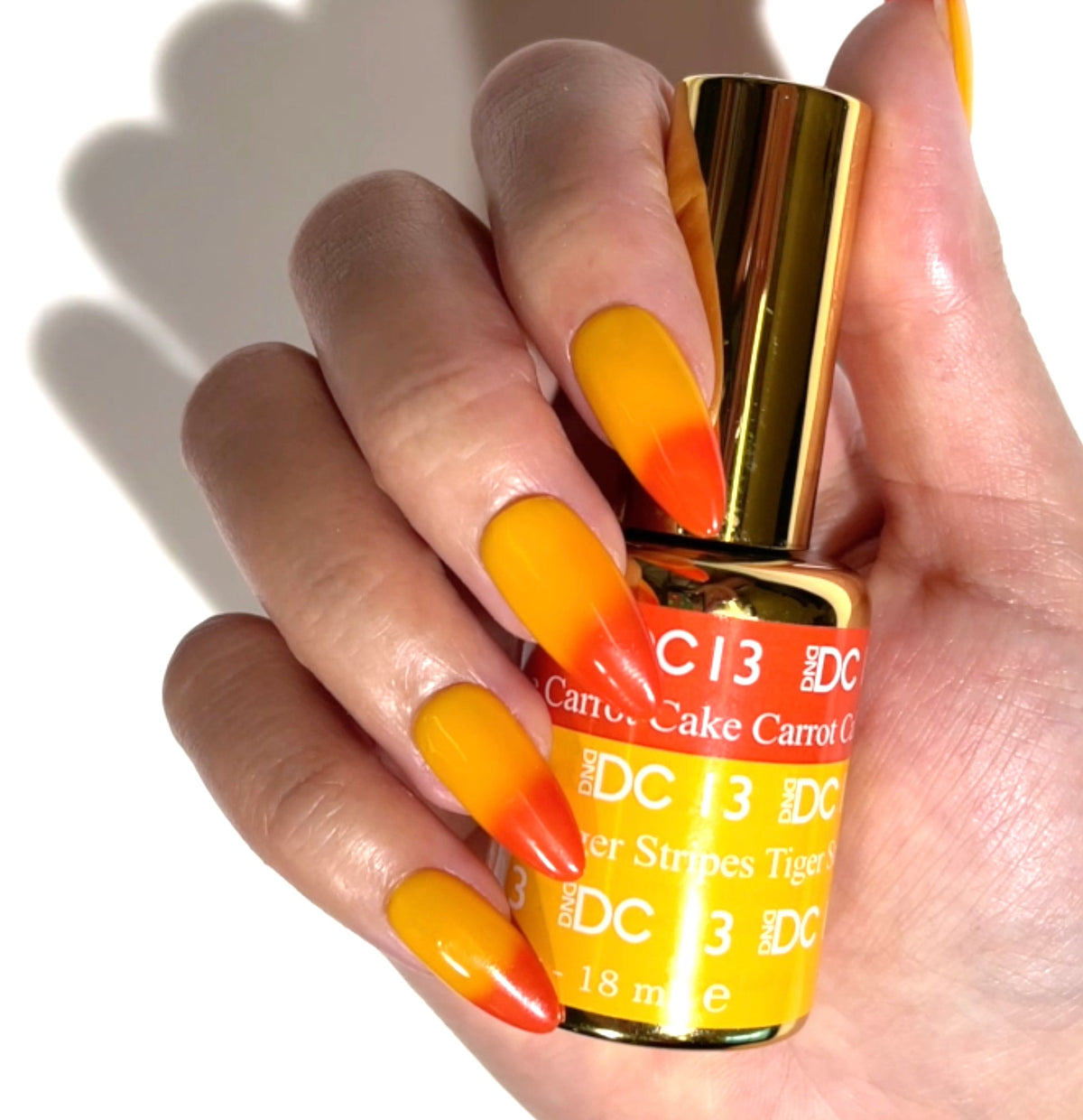 DC13 - Carrot Cake To Tiger Stripes - GEL POLISH & MATCHING LACQUER
