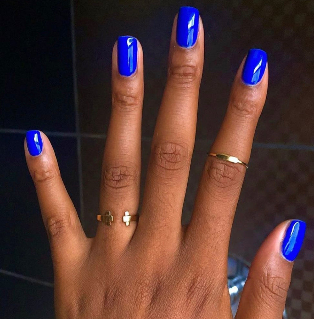 DND734 - Berry Blue - DND Matching Gel & Nail Polish
