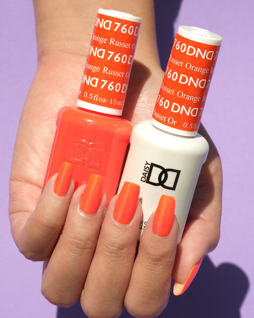 DND760 - Russet Orange - DND Matching Gel & Nail Polish