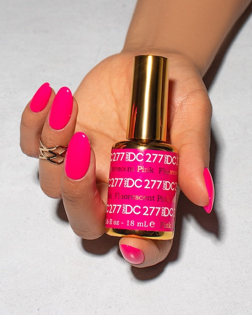 DC277 - Fluorescent Pink - GEL POLISH & MATCHING LACQUER