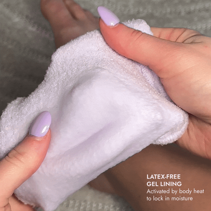 Voesh - Moisturizing Heel Socks - Mint - VFS003MNT