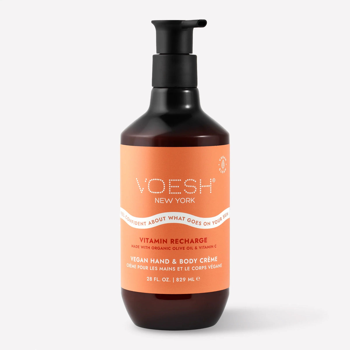 Voesh - Vegan Body & Hand Creme - Vitamin Recharge (28 Fl.Oz.) - VBH128PGF