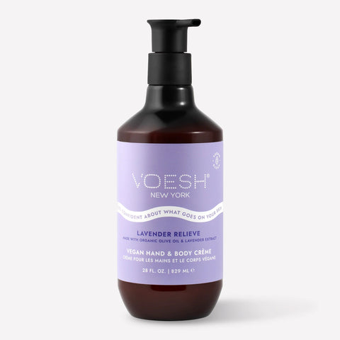 Voesh - Vegan Body & Hand Creme - Lavender Relieve (28 Fl.Oz.) - VBH128LVR