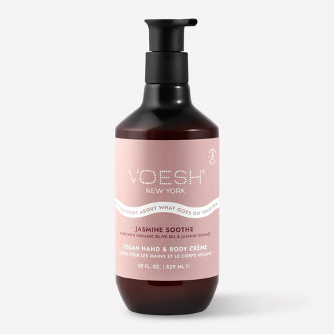 Voesh - Vegan Body & Hand Creme - Jasmine Soothe (28 Fl.Oz.) - VBH128JSM