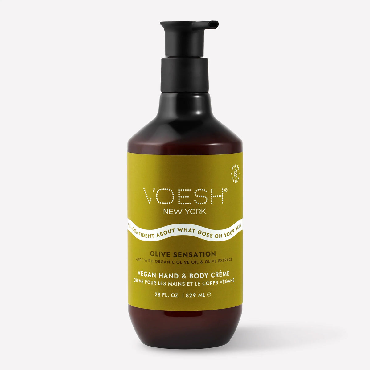 Voesh - Vegan Body & Hand Creme - Olive Sensation (28 Fl.Oz.) - VBH128OLV