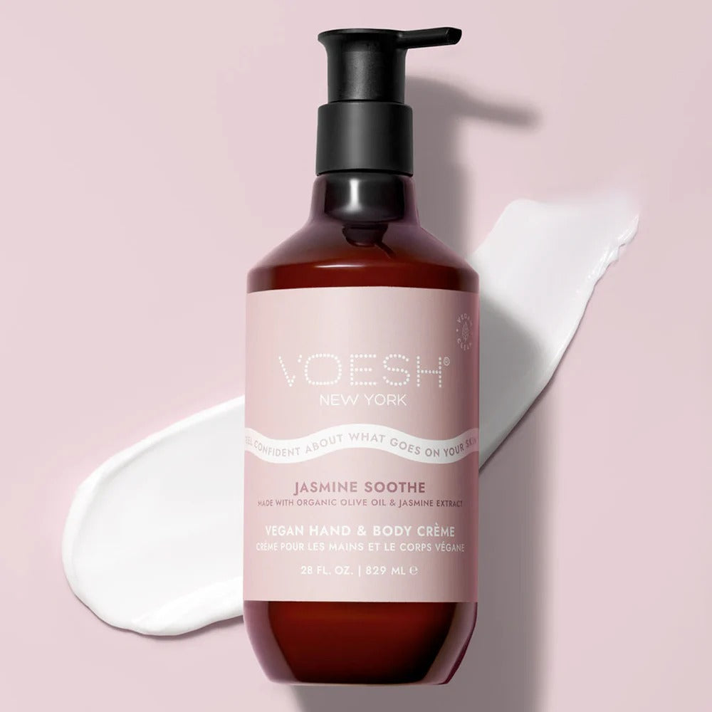 Voesh - Vegan Body & Hand Creme - Jasmine Soothe (28 Fl.Oz.) - VBH128JSM