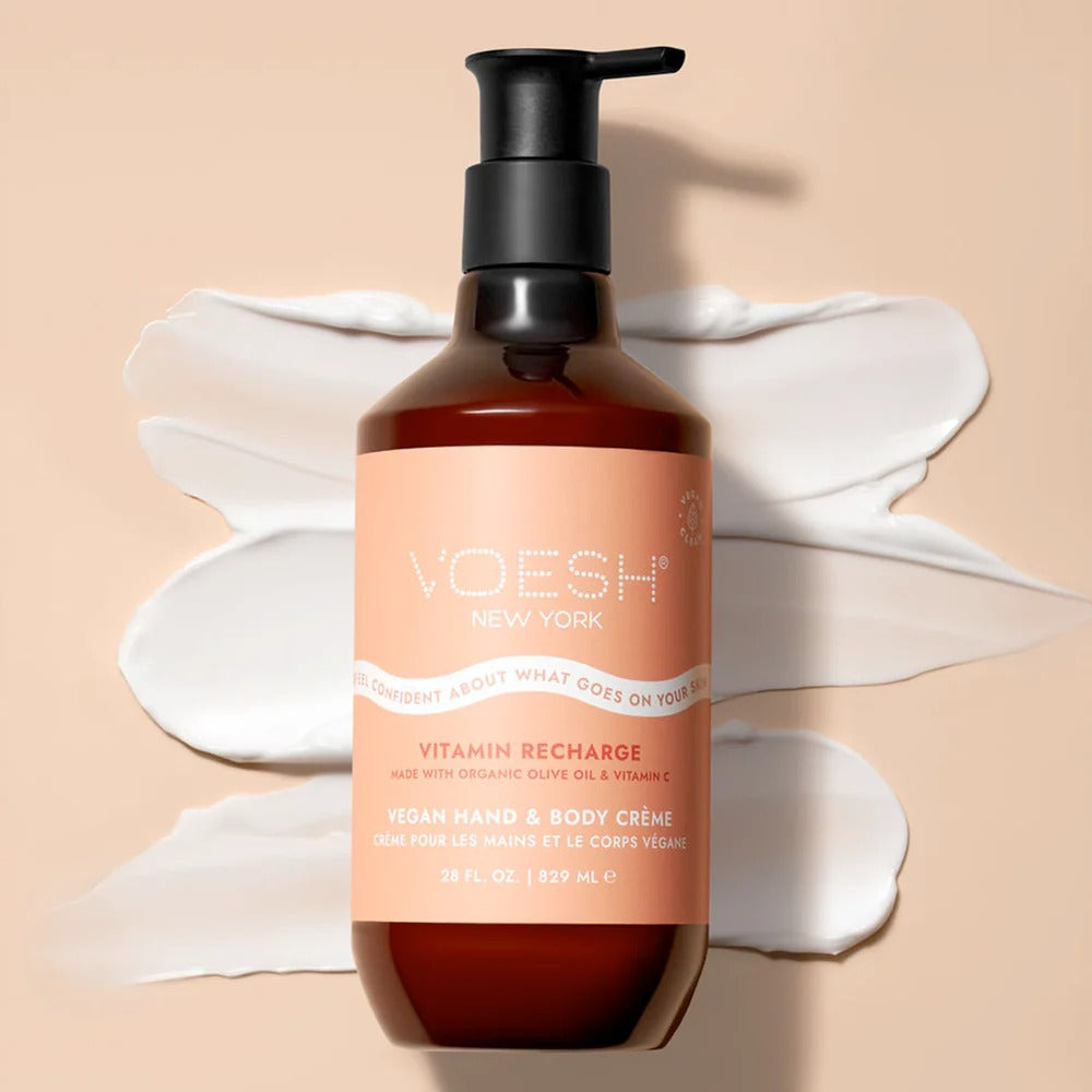 Voesh - Vegan Body & Hand Creme - Vitamin Recharge (28 Fl.Oz.) - VBH128PGF