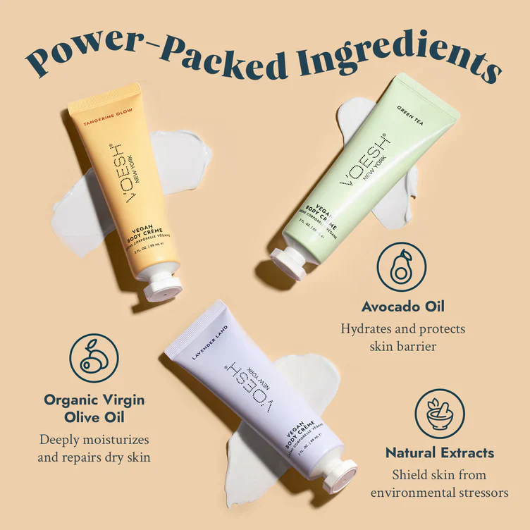 Voesh - Vegan Body Creme Display Kit (12 pcs + 1 tester stand) - VDU103VBH-12