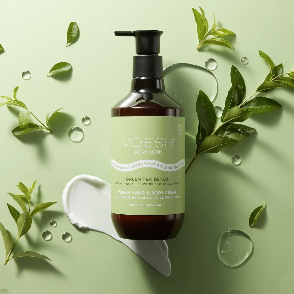 Voesh - Vegan Body & Hand Creme - Green Tea (28 Fl.Oz.) - VBH128GRT