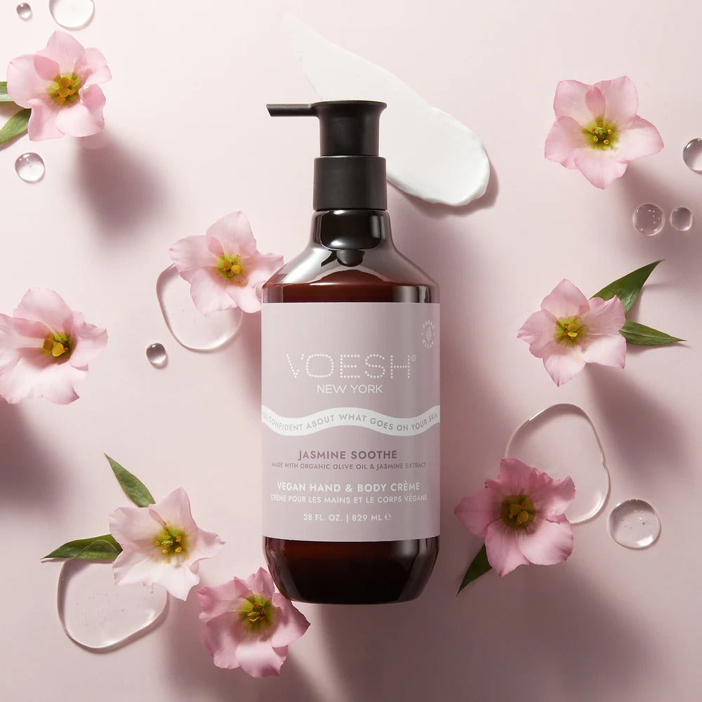 Voesh - Vegan Body & Hand Creme - Jasmine Soothe (28 Fl.Oz.) - VBH128JSM