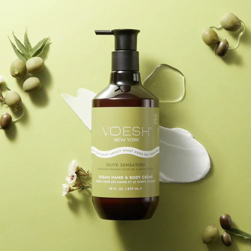 Voesh - Vegan Body & Hand Creme - Olive Sensation (28 Fl.Oz.) - VBH128OLV