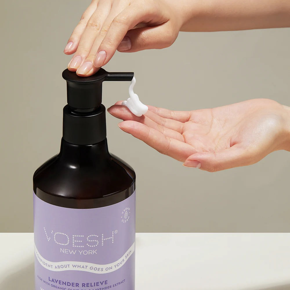 Voesh - Vegan Body & Hand Creme - Lavender Relieve (28 Fl.Oz.) - VBH128LVR