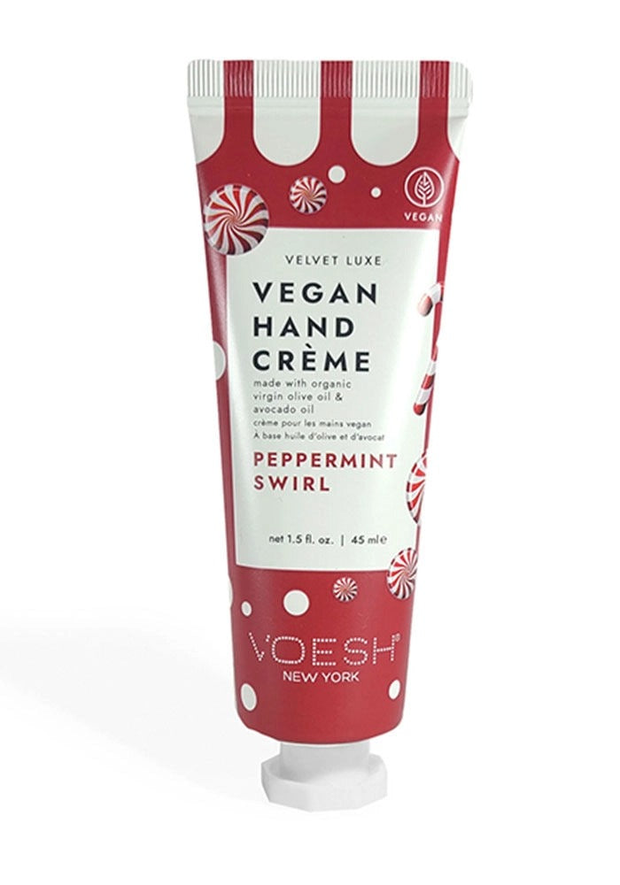 Voesh - Vegan Hand Creme - Peppermint Swirl (1.5oz) - VBH101PEP