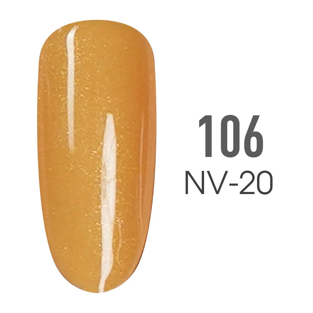 SNS Pro Gel Nail Polish Duo - Tiffany Blue Collection - 106 NV-20 GOLDEN SWATHS