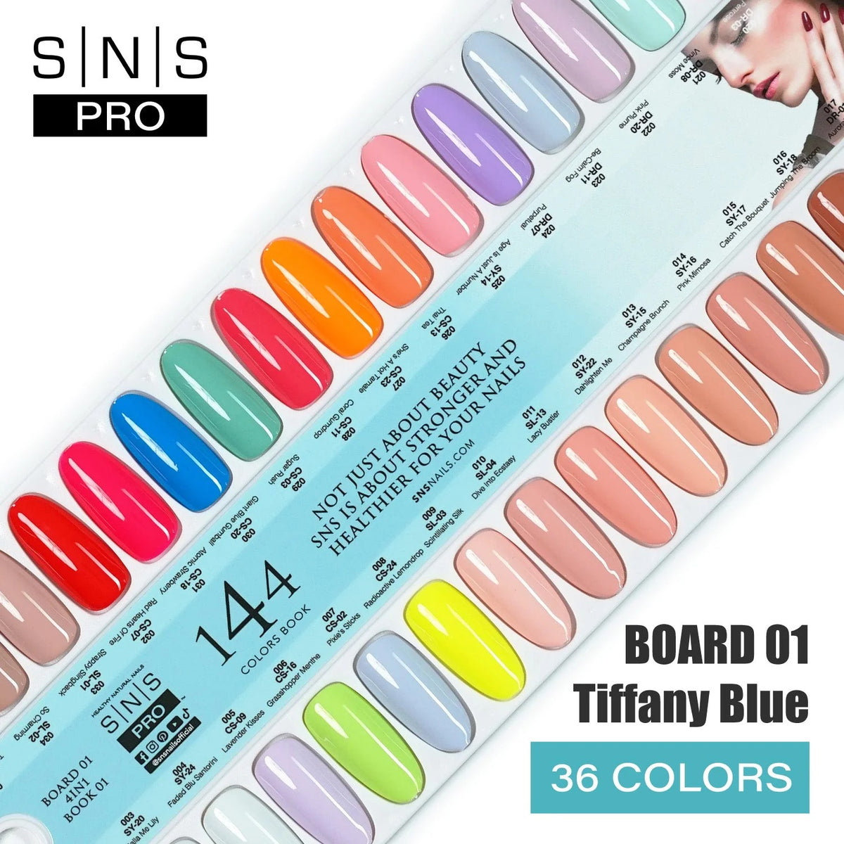 SNS Tiffany Blue Collection - Board 1 (001 - 036)