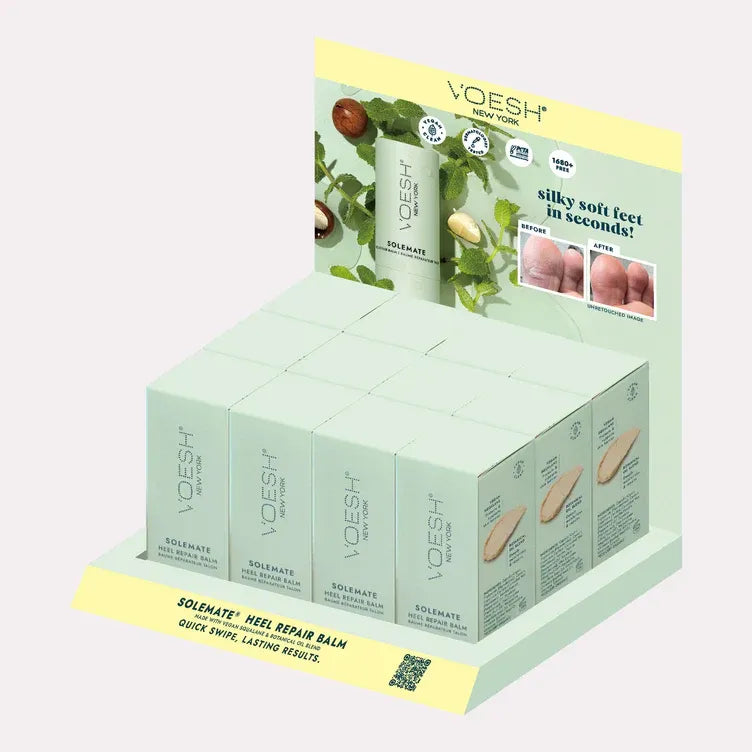 Voesh - Heel Repair Balm Retail Kit (display, 12 retail, 38 BB) - VDU022MNT-50