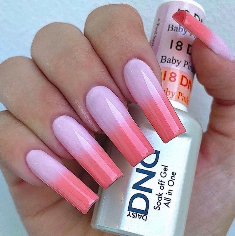 DND18 - DND Mood Change - Baby Pink To Peach - DND Matching Gel & Nail Polish