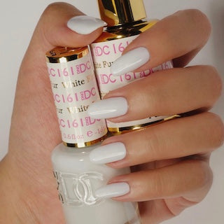 DC161 - White Fur - GEL POLISH & MATCHING LACQUER