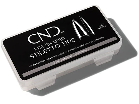 Tools of the Trade - CND TIPS PRE-SHAPED STILETTO 100CT